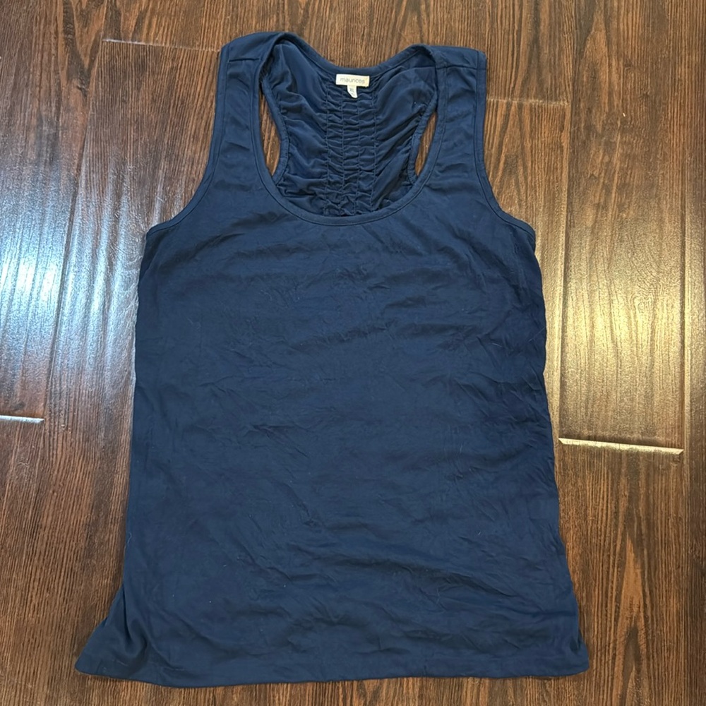 Maurices Navy Sleeveless Tank Top